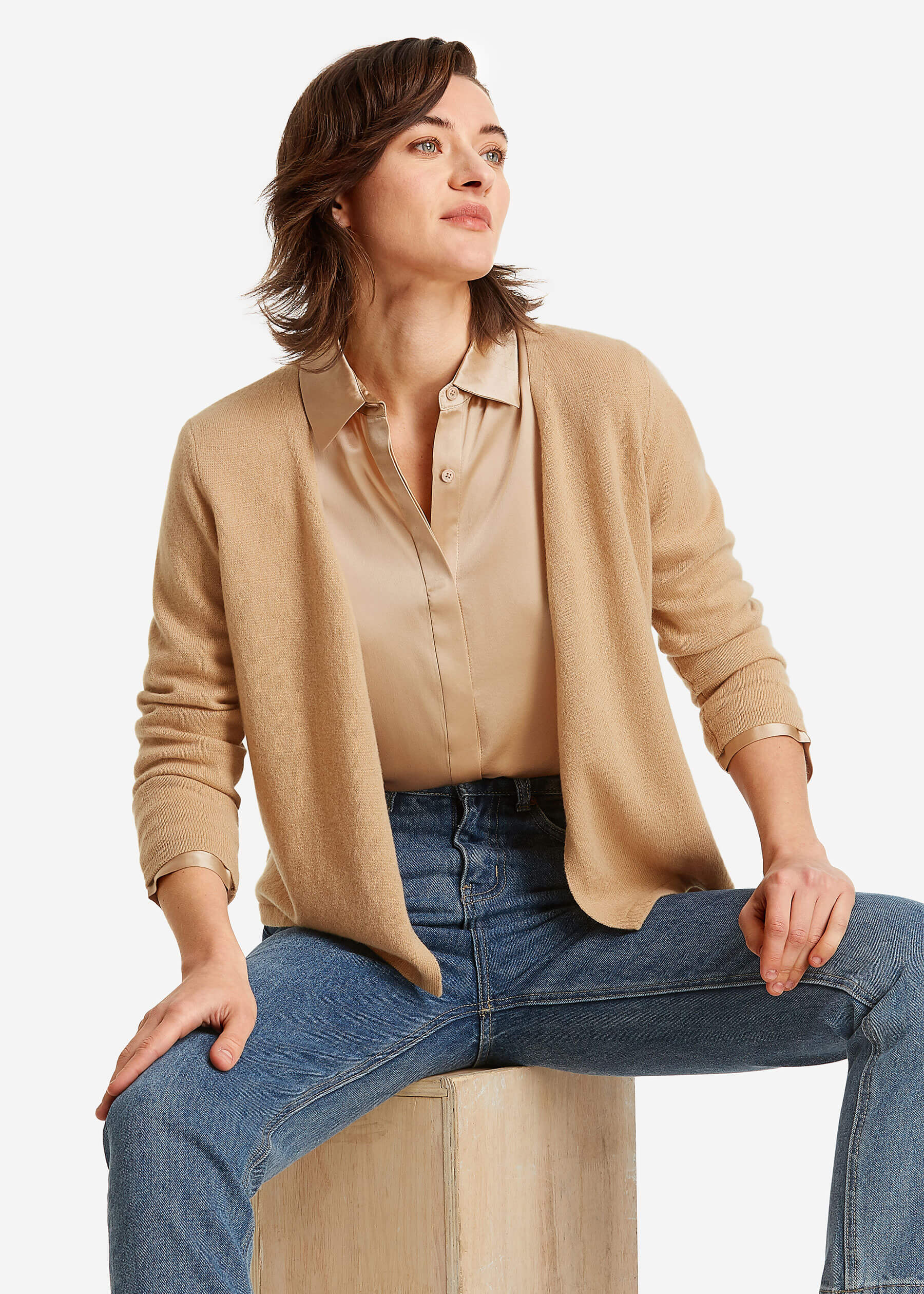 Classic hot sale cashmere cardigan