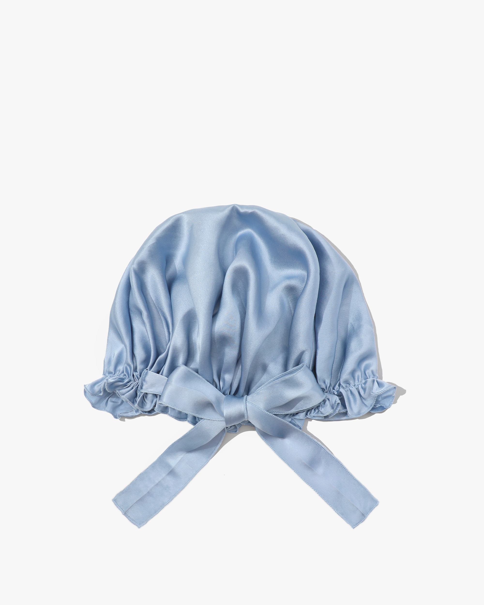 lilysilk night bonnet with ribbons