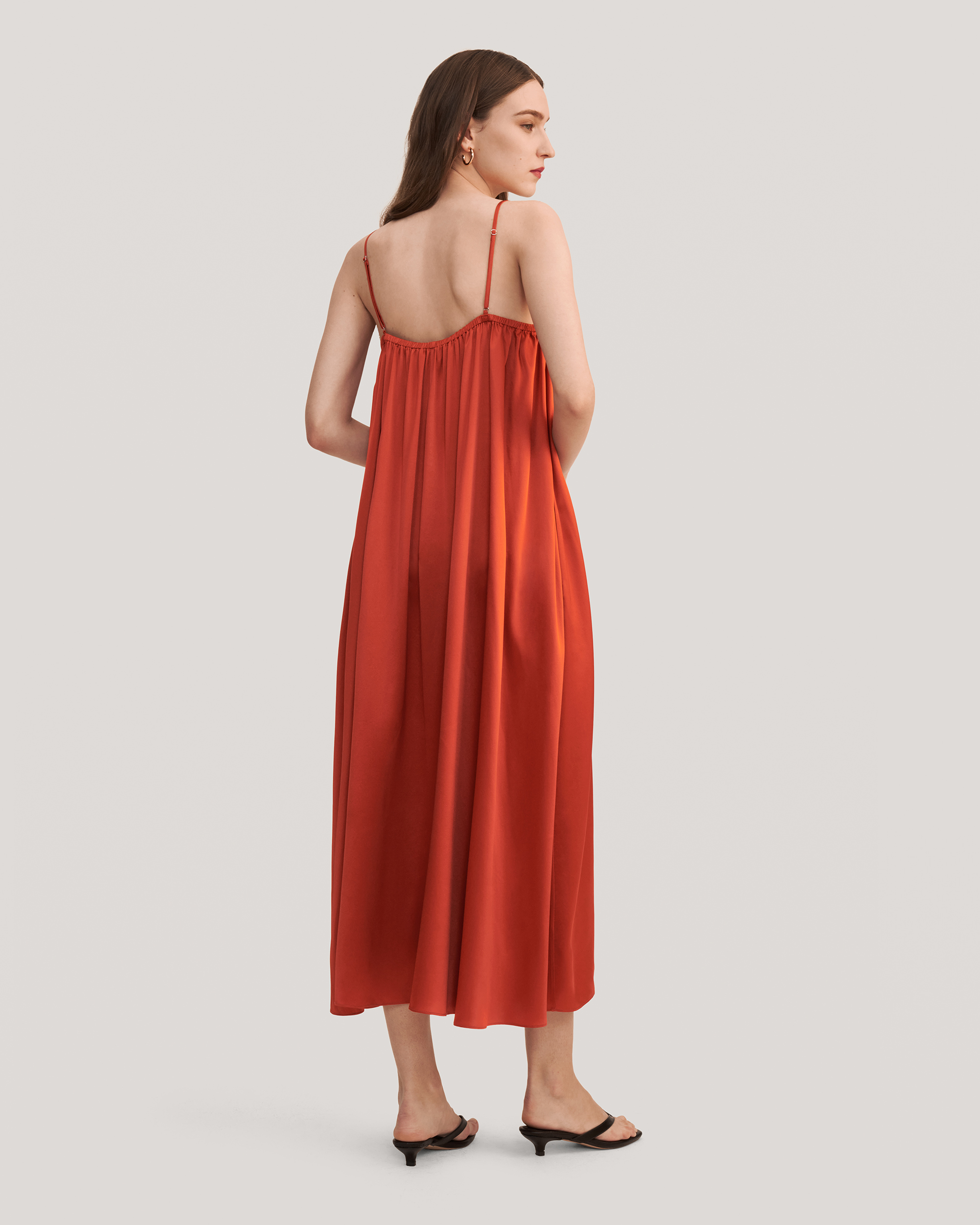 Silk cami maxi dress sale