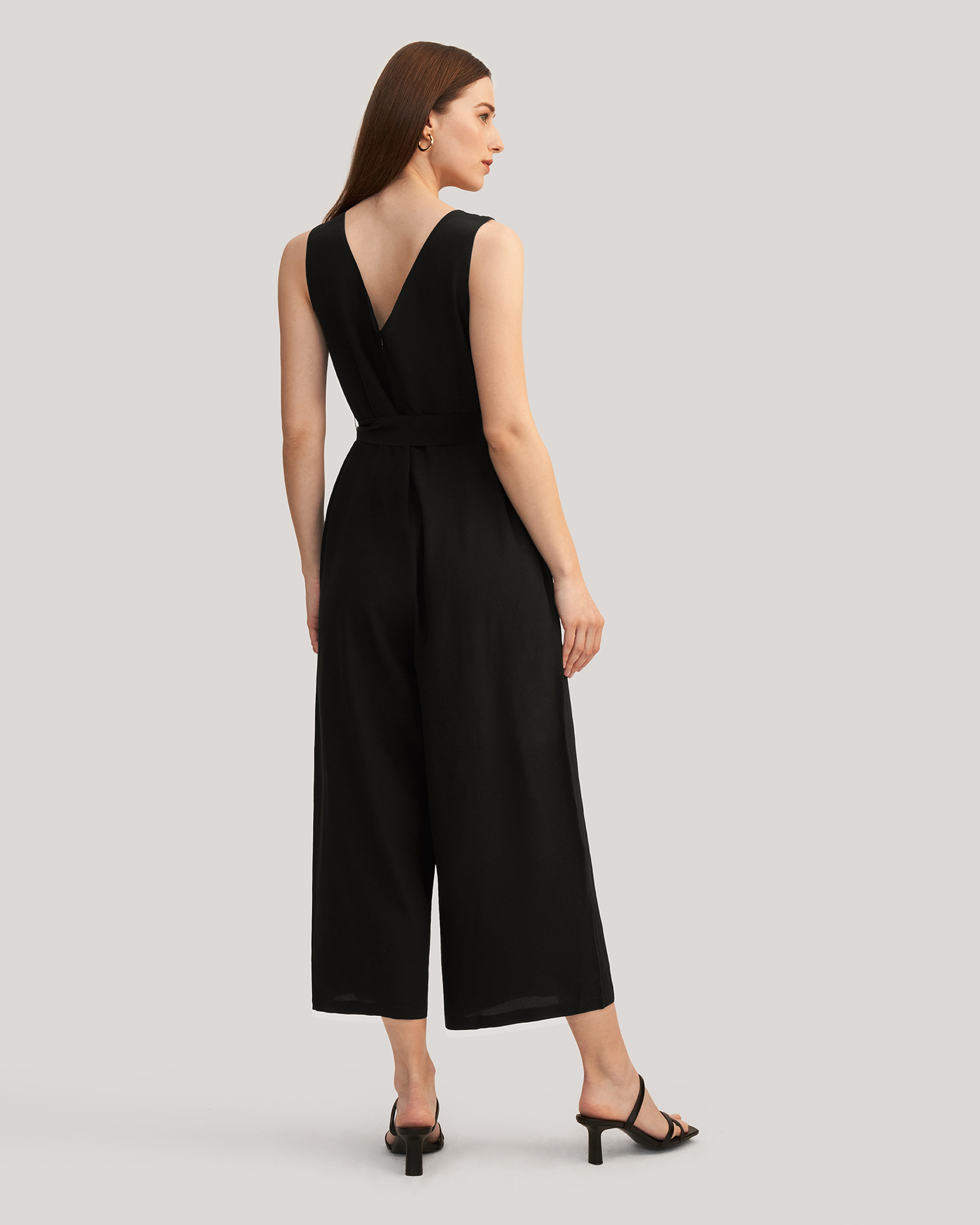 Womens best sale silk jumpsuit