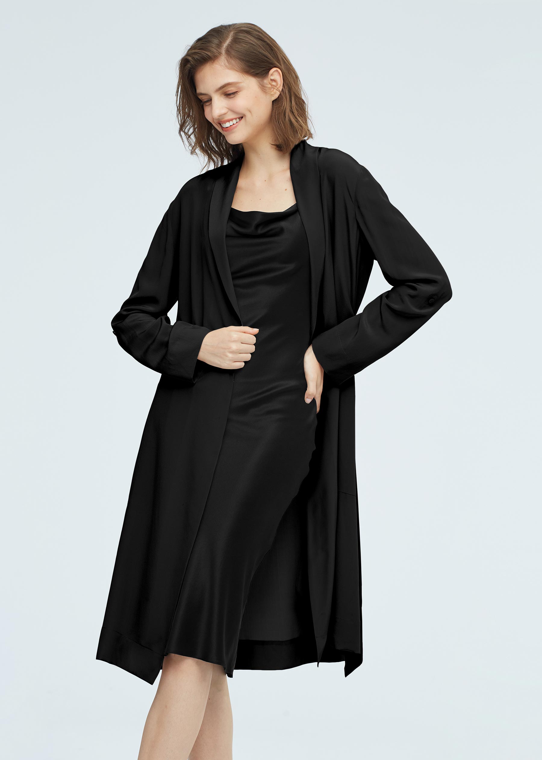 Mid length deals duster coat