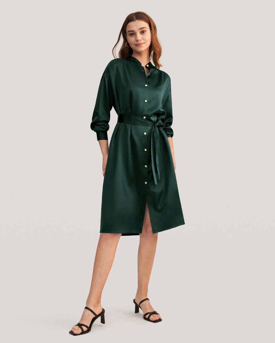 Silk shirt dress outlet uk