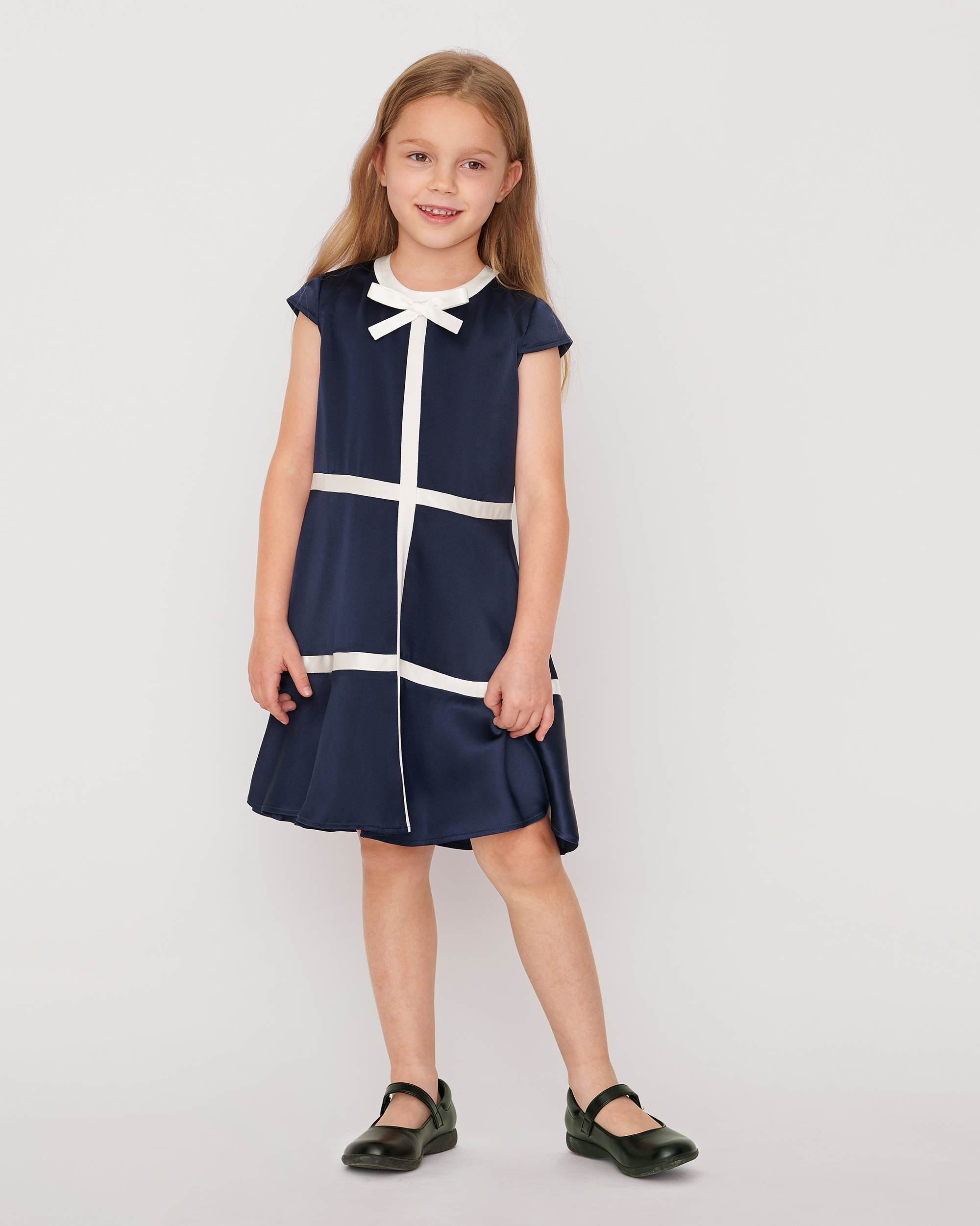 Girls deals silk dress