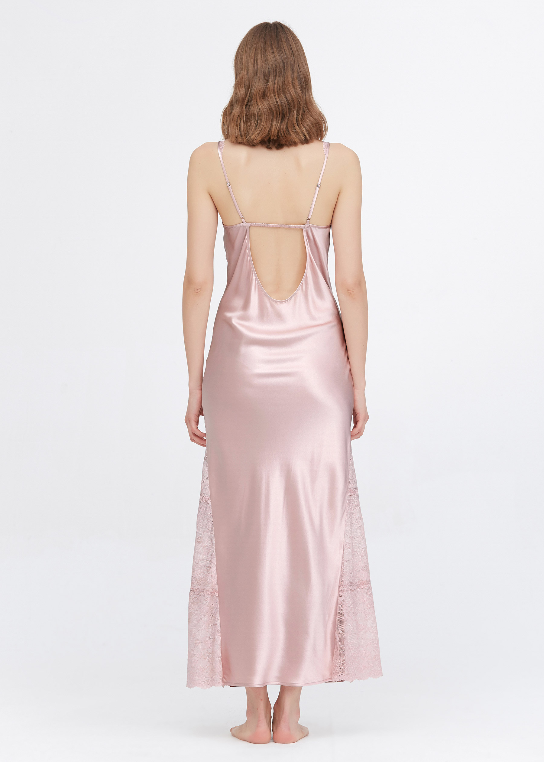 Full length 2025 satin nightgown