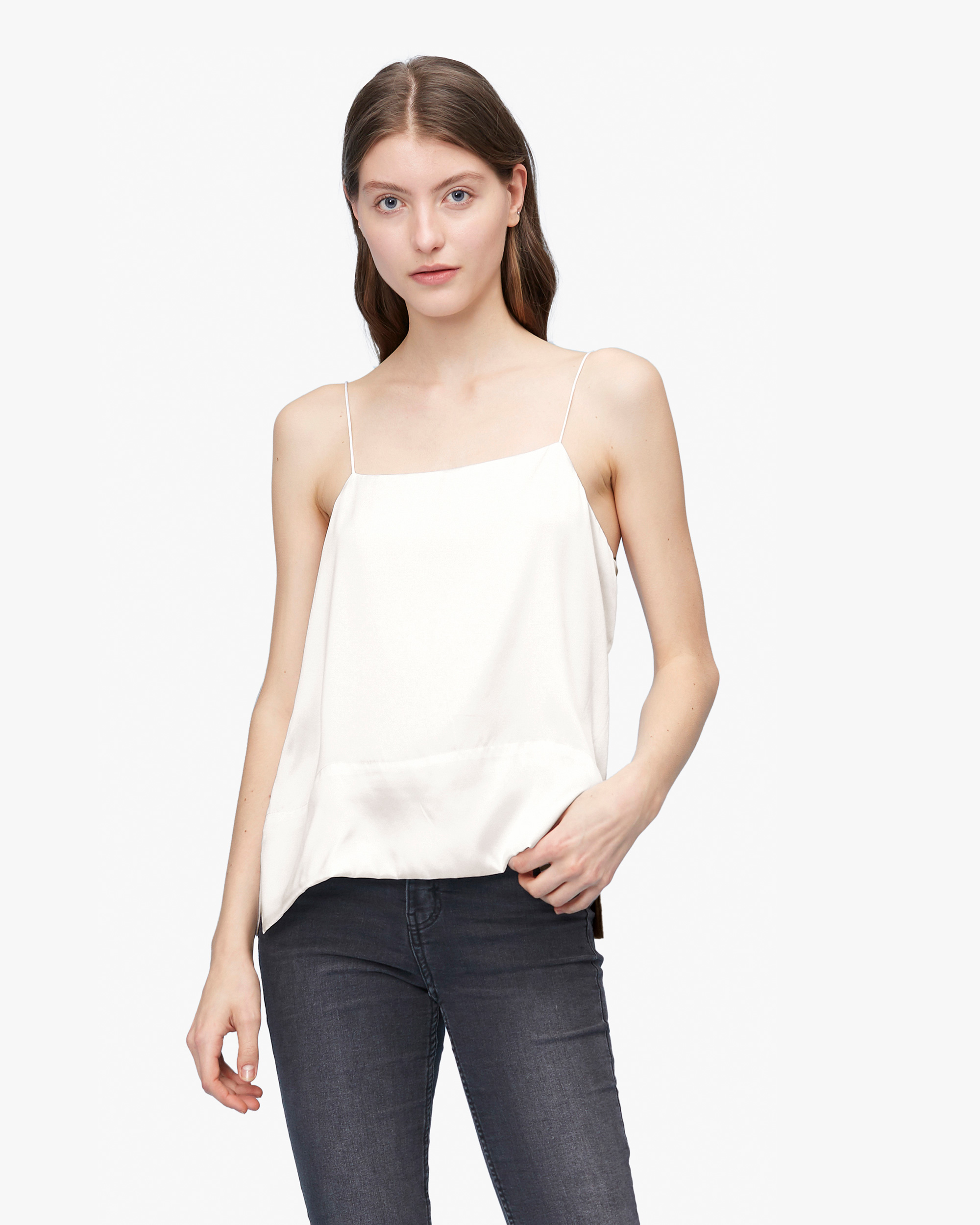 Loose silk deals camisole