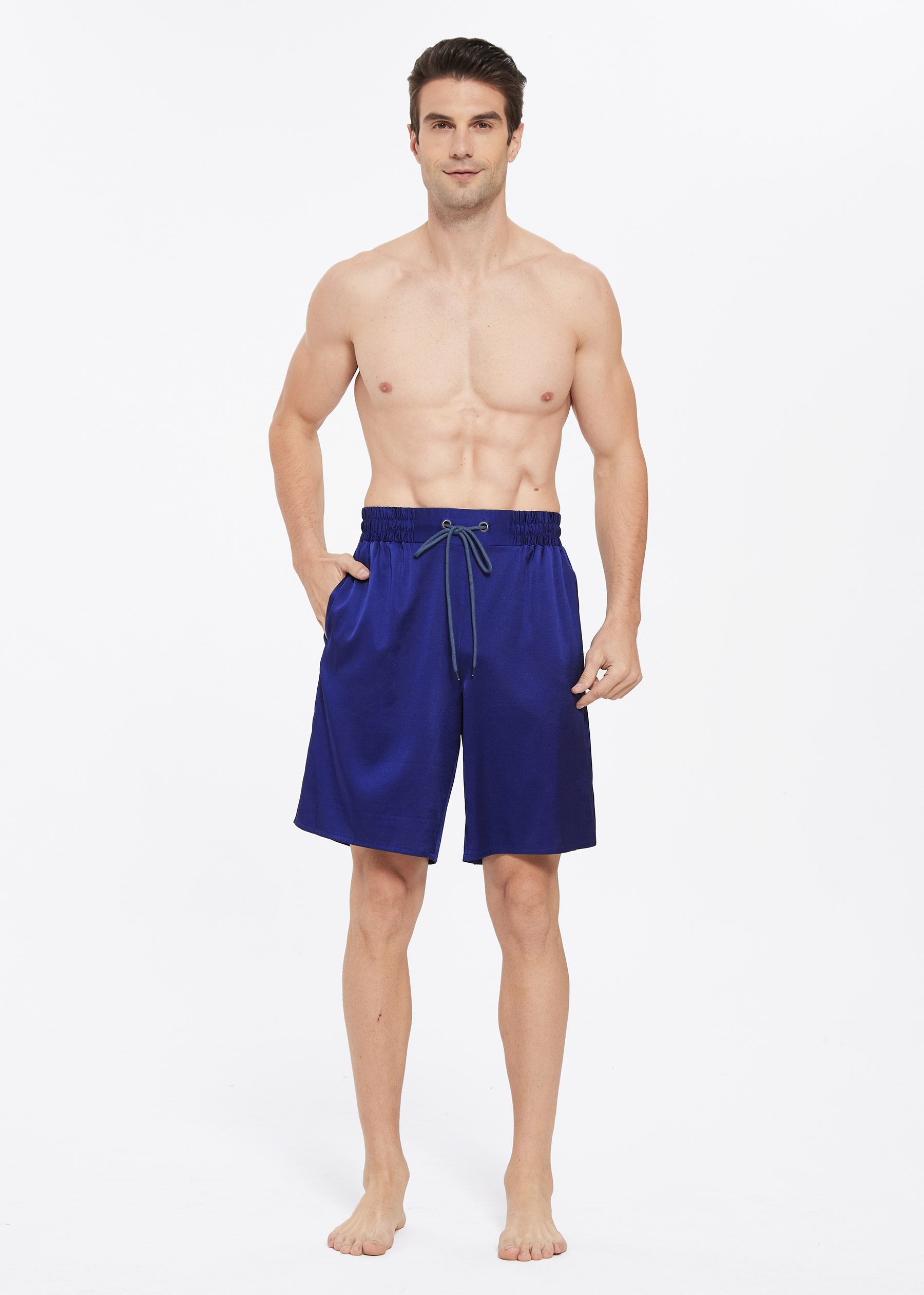 Short de D tente en Soie Confortable pour Homme