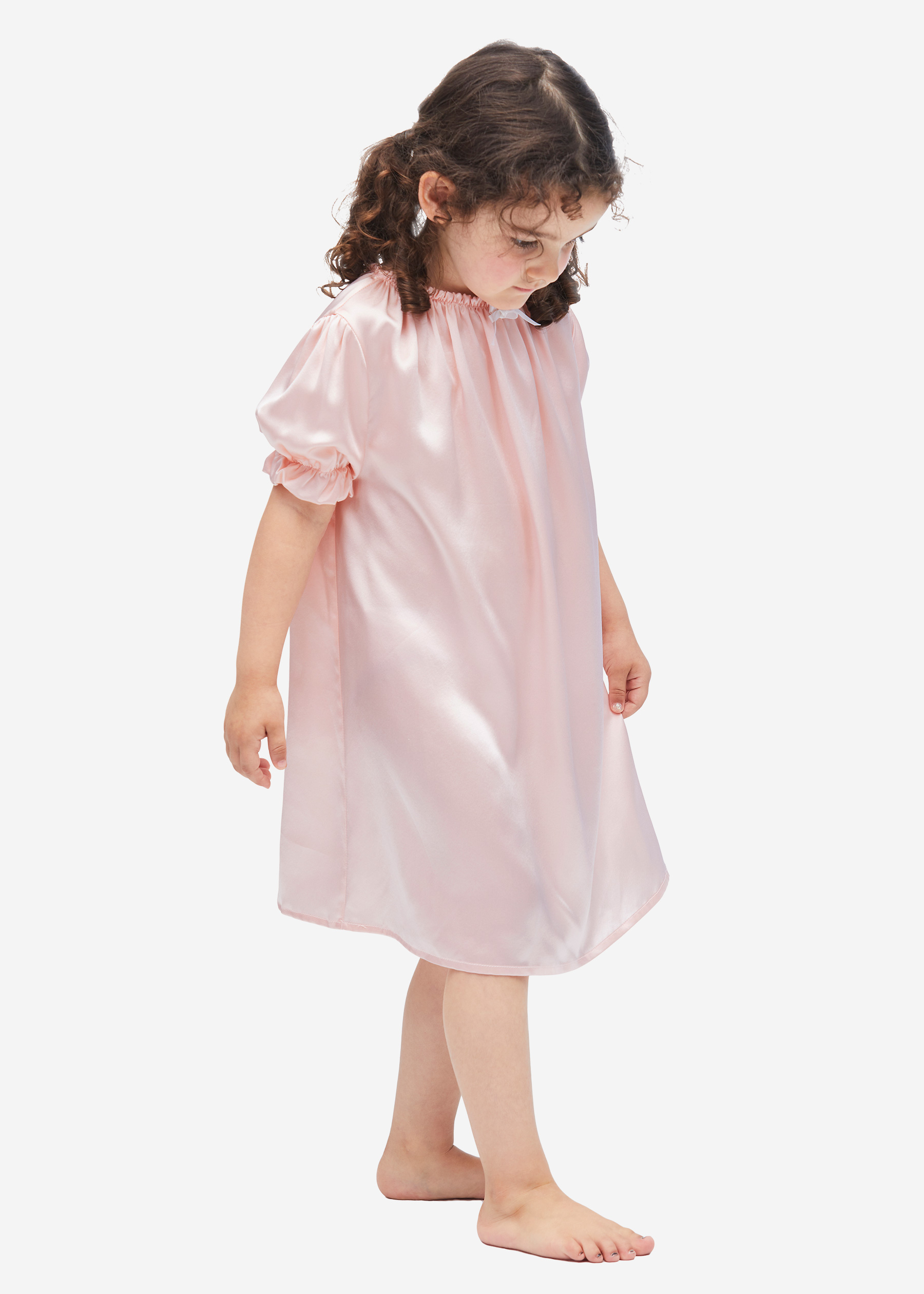 Girls discount satin nightgown