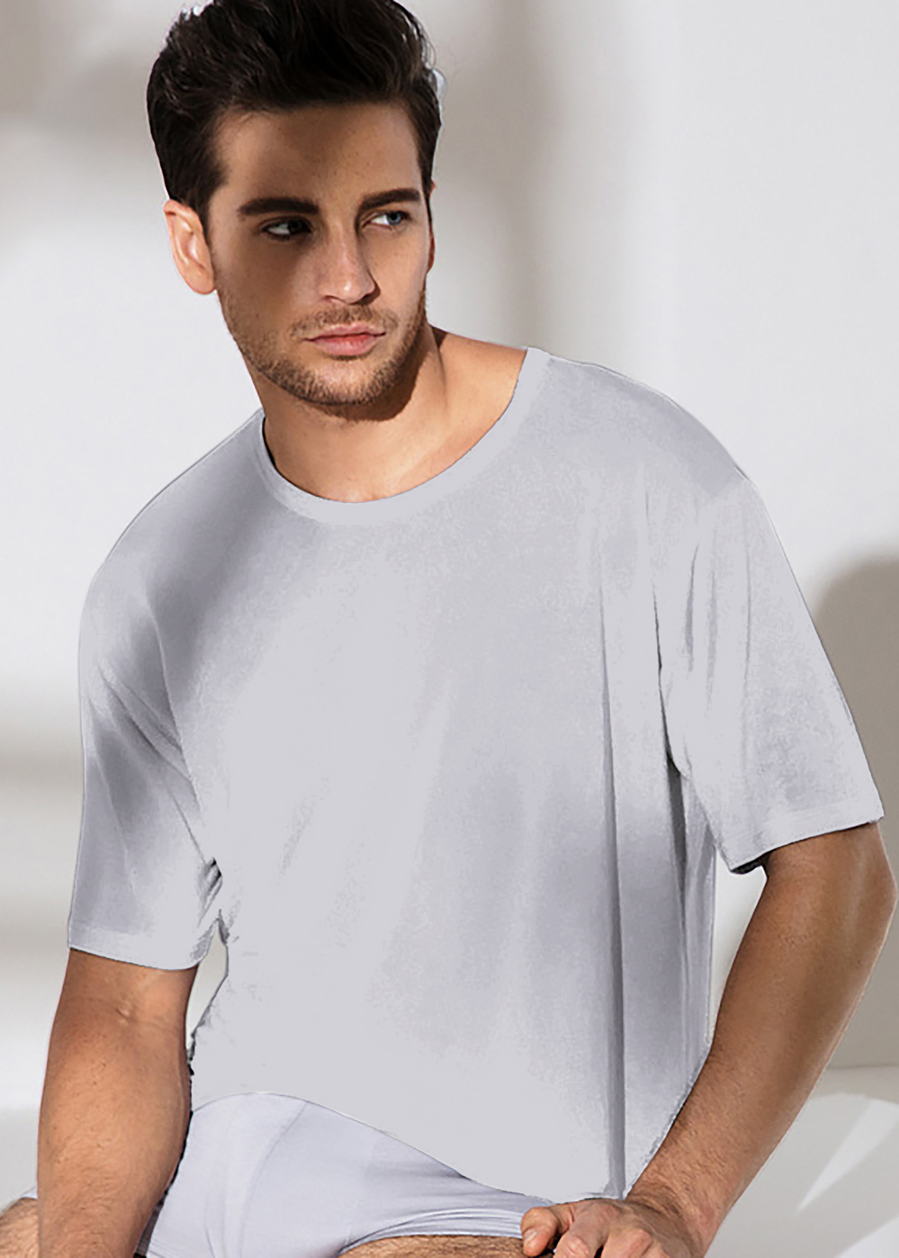 Silk t sales shirt mens