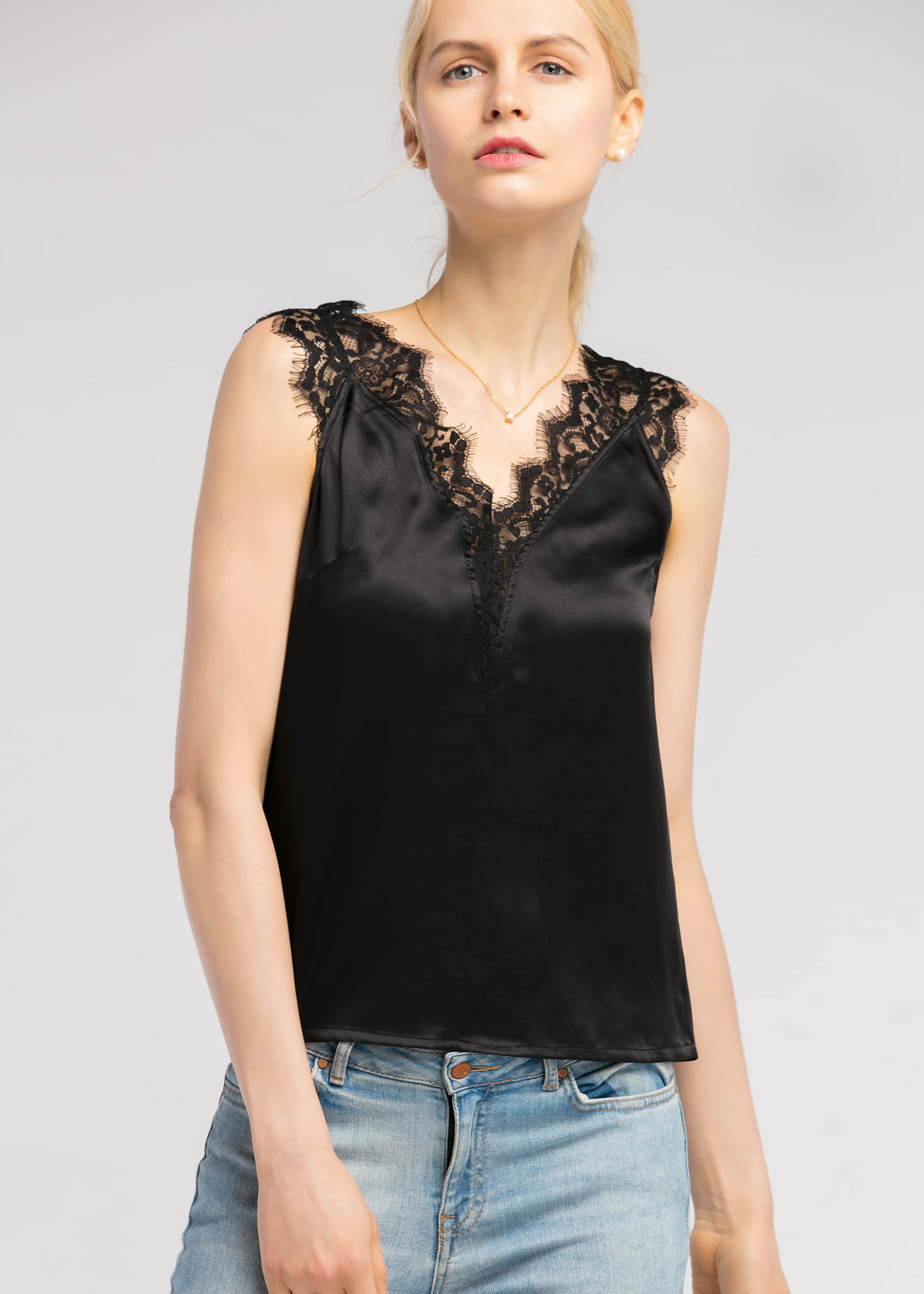 Silk vest 2024 top uk