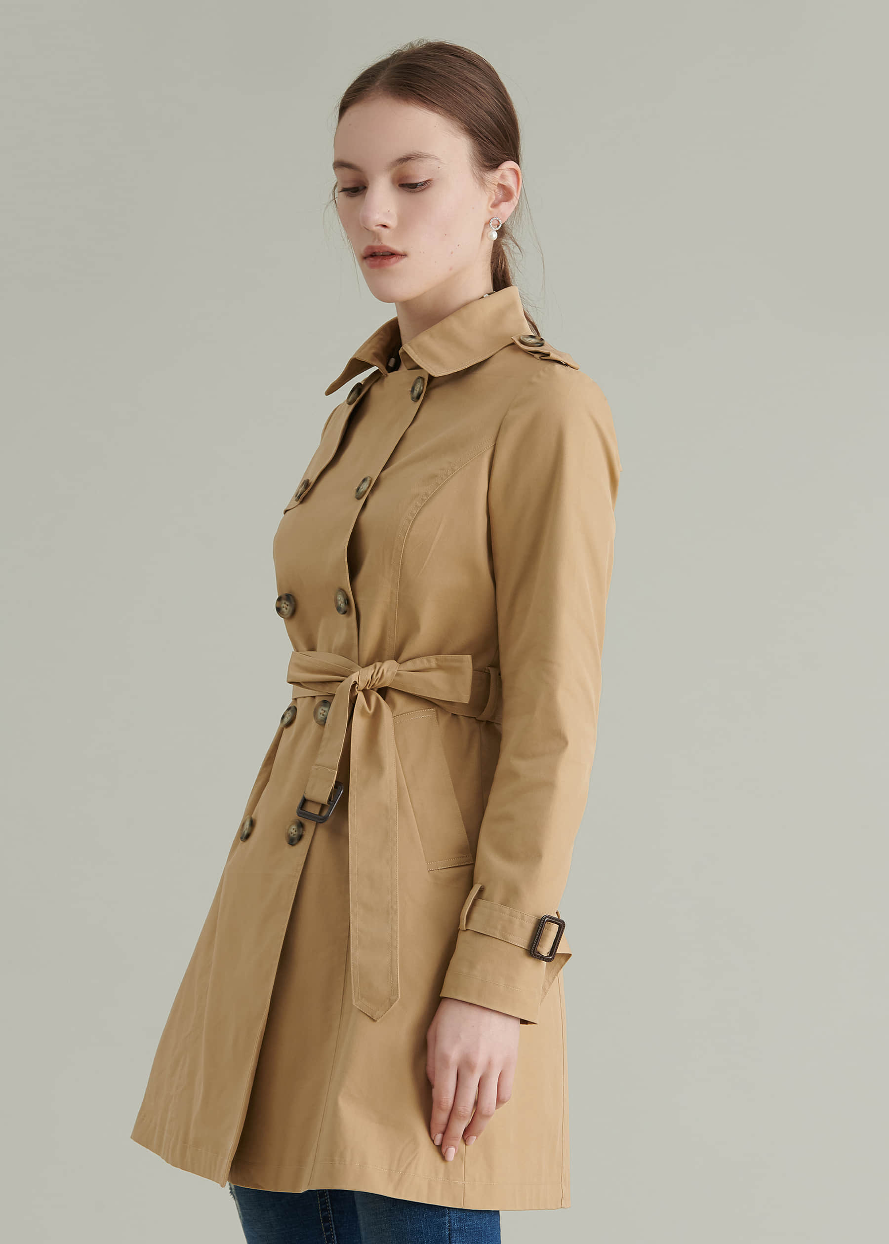 lilysilk trench coat