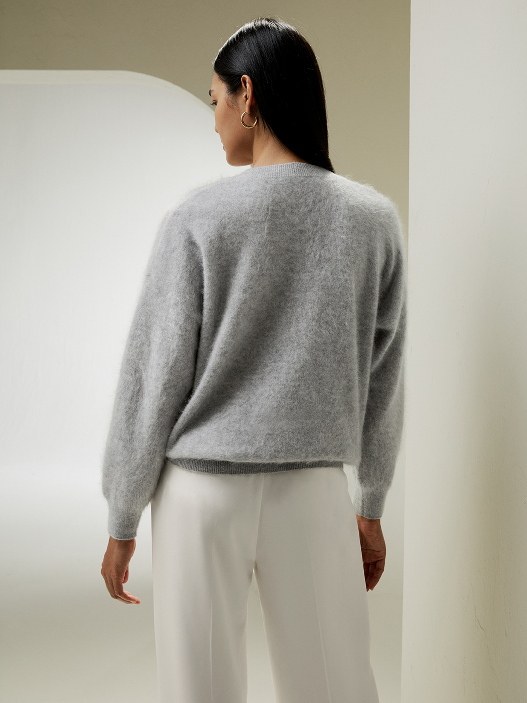 Relaxed Fit Cashmere Sweatshirt