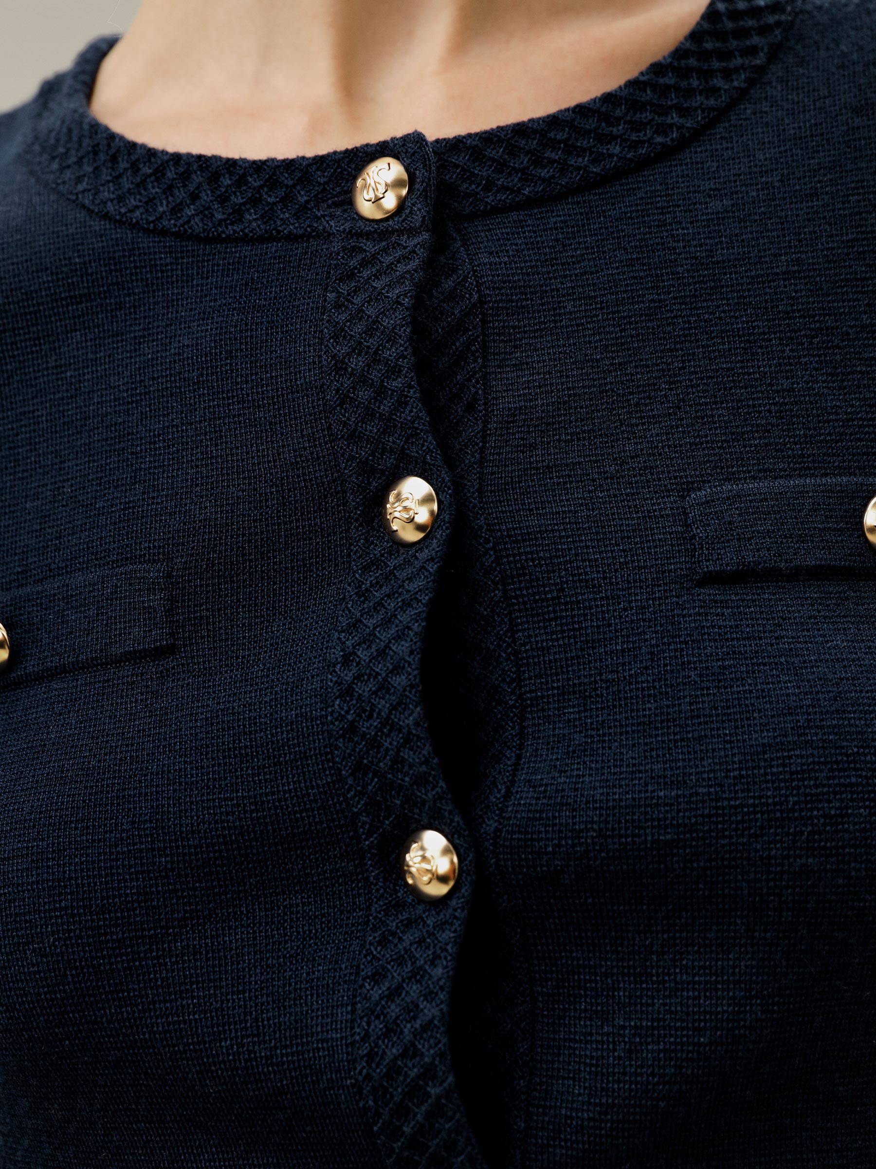 Navy hotsell sweater jacket