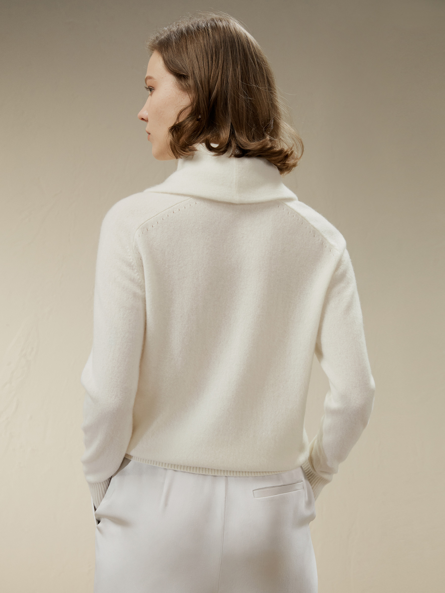 Cowl neck cashmere outlet sweater sale