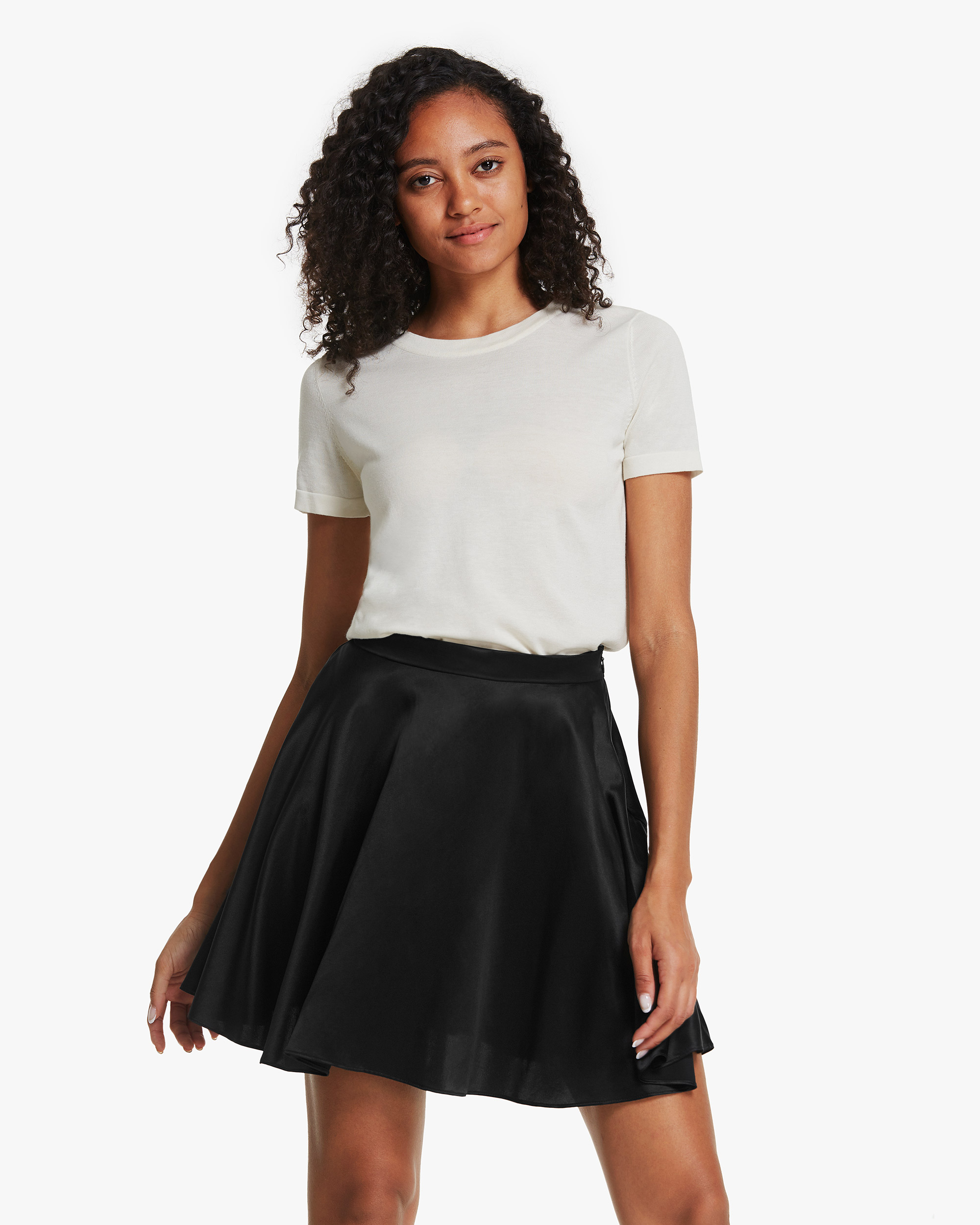 Skater skirt cheap zwart