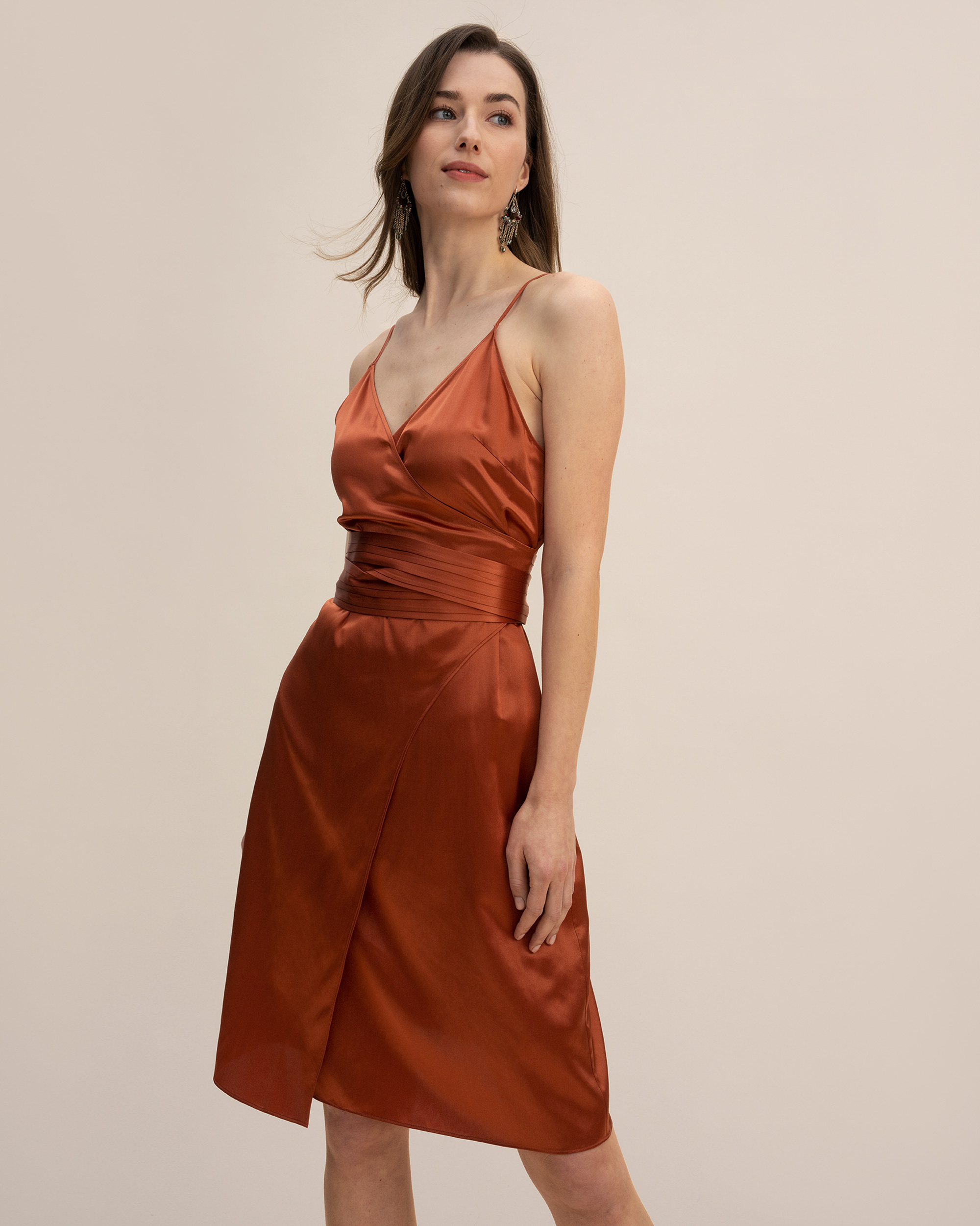 Belted 2025 cocktail dress