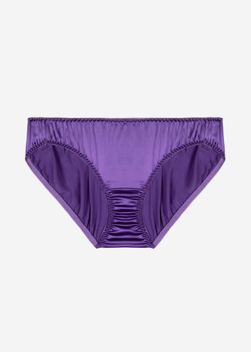 Silk Antimicrobial Underwear Random Color Style 1PC